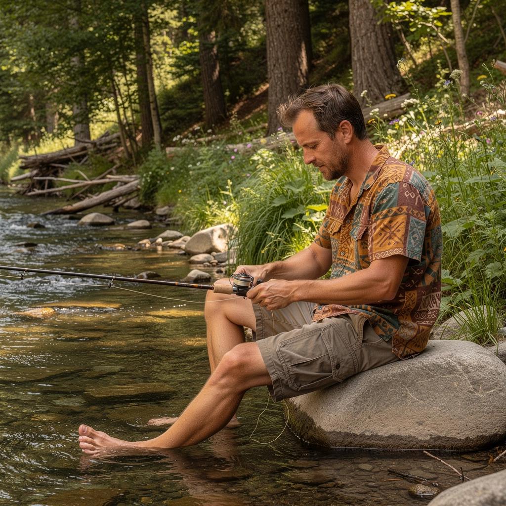 Eine malerische Aussicht auf eine Berglandschaft während einer Wanderung im Freien.